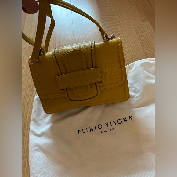 Plinio Visionia real leather hand made bag - Picture 9 of 14